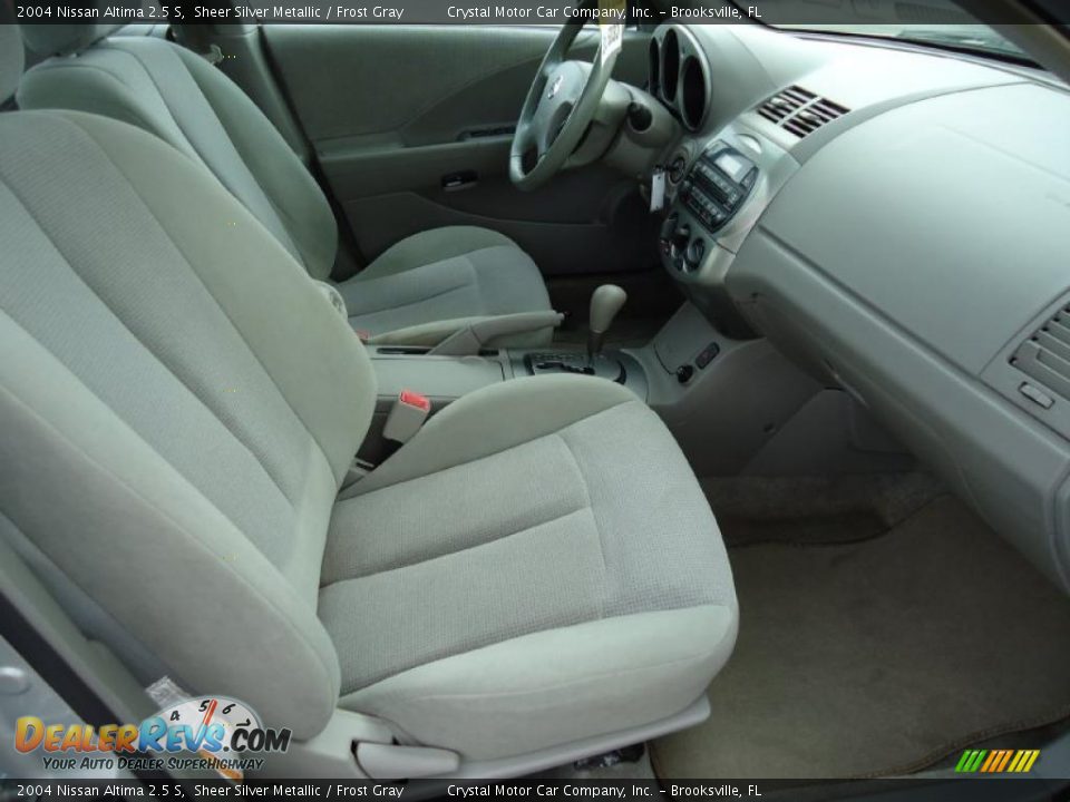 2004 Nissan Altima 2.5 S Sheer Silver Metallic / Frost Gray Photo #19