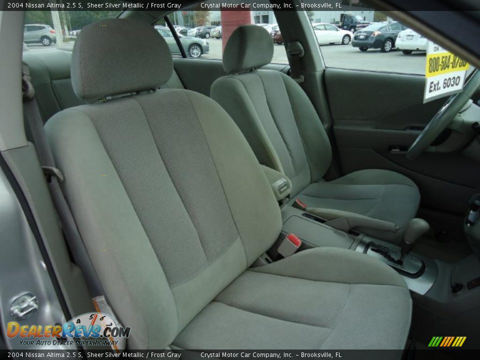 2004 Nissan Altima 2.5 S Sheer Silver Metallic / Frost Gray Photo #20