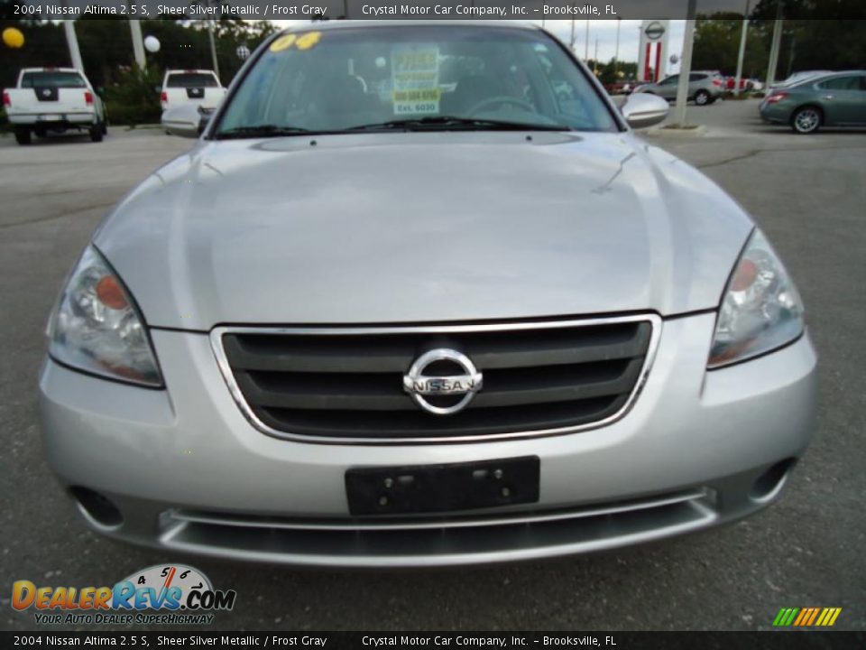 2004 Nissan Altima 2.5 S Sheer Silver Metallic / Frost Gray Photo #21