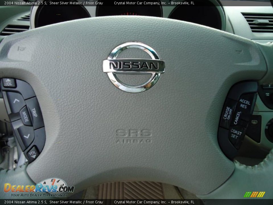 2004 Nissan Altima 2.5 S Sheer Silver Metallic / Frost Gray Photo #34