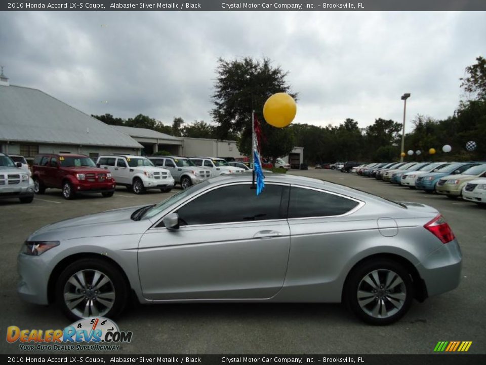 2010 Honda Accord LX-S Coupe Alabaster Silver Metallic / Black Photo #2