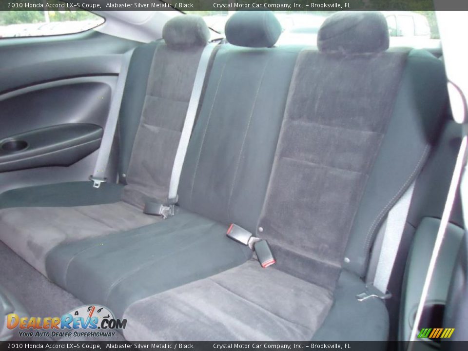 Black Interior - 2010 Honda Accord LX-S Coupe Photo #7