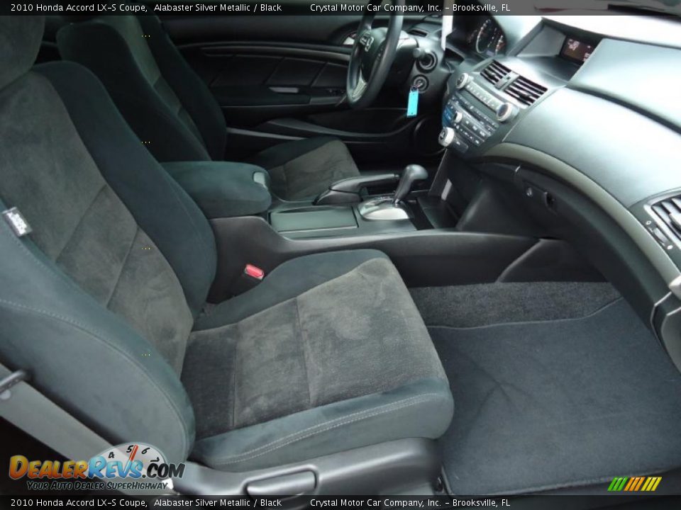 Black Interior - 2010 Honda Accord LX-S Coupe Photo #14