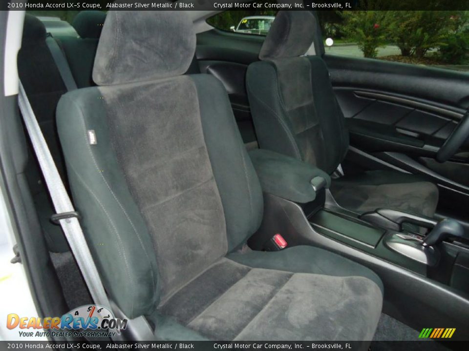 Black Interior - 2010 Honda Accord LX-S Coupe Photo #15