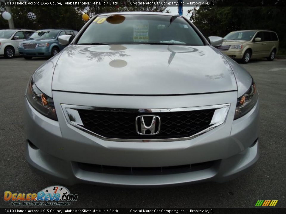 2010 Honda Accord LX-S Coupe Alabaster Silver Metallic / Black Photo #16