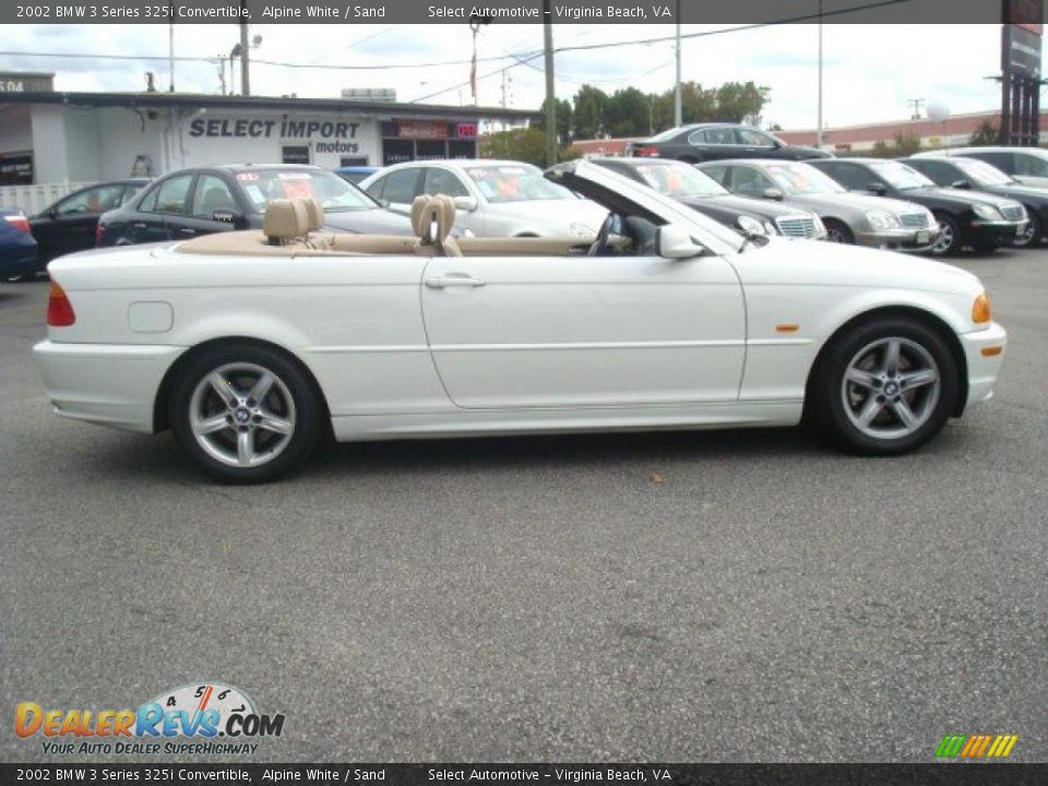 2002 BMW 3 Series 325i Convertible Alpine White / Sand Photo #7