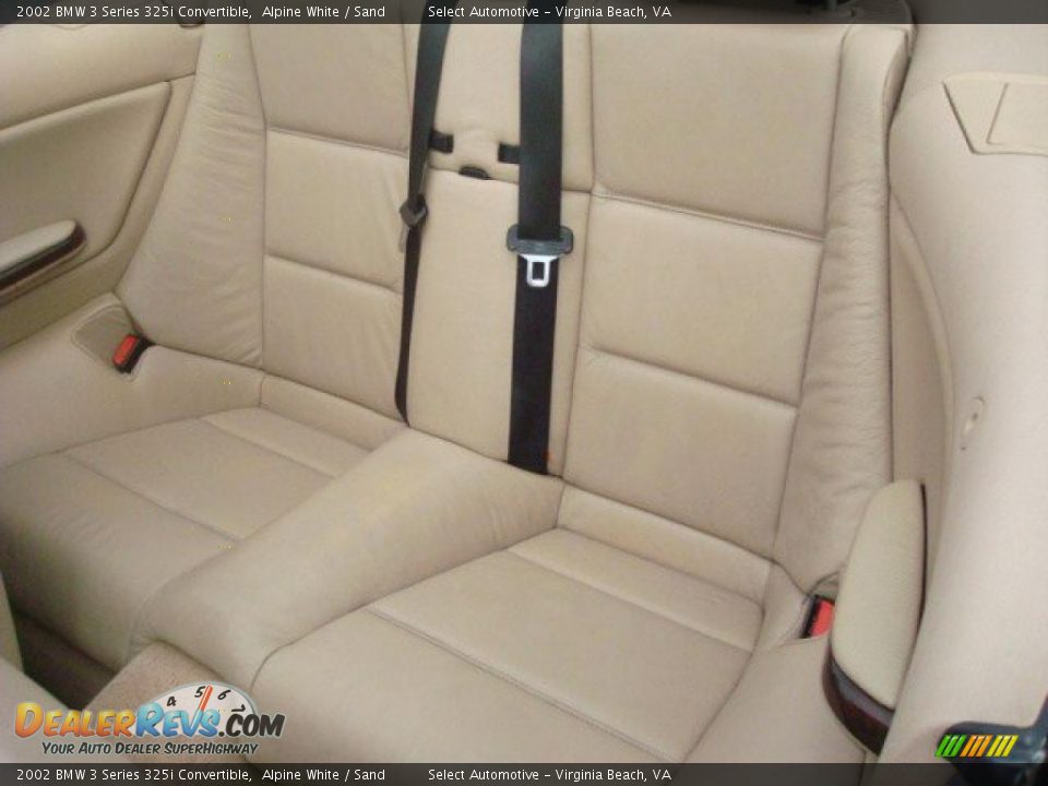 Sand Interior - 2002 BMW 3 Series 325i Convertible Photo #11