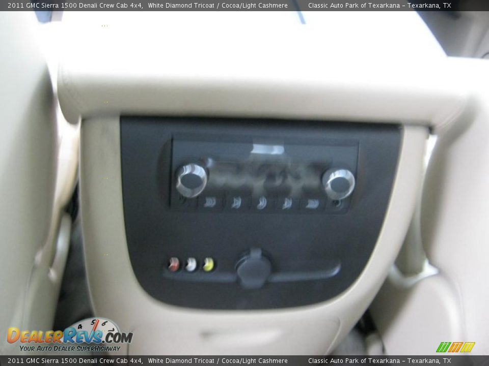2011 GMC Sierra 1500 Denali Crew Cab 4x4 White Diamond Tricoat / Cocoa/Light Cashmere Photo #15