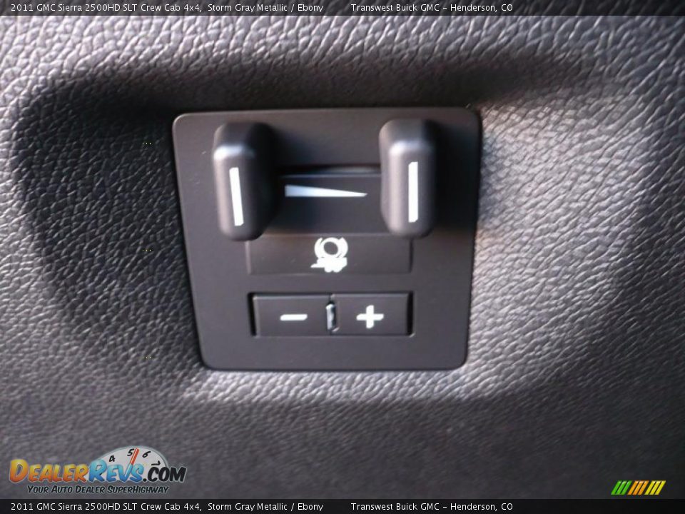 Controls of 2011 GMC Sierra 2500HD SLT Crew Cab 4x4 Photo #6