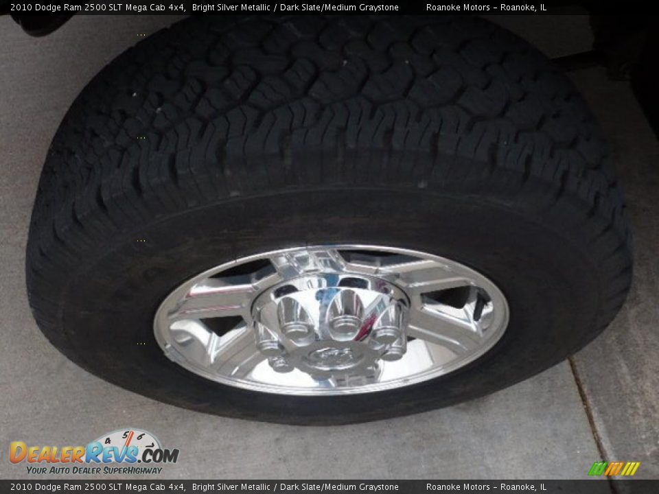 2010 Dodge Ram 2500 SLT Mega Cab 4x4 Bright Silver Metallic / Dark Slate/Medium Graystone Photo #5