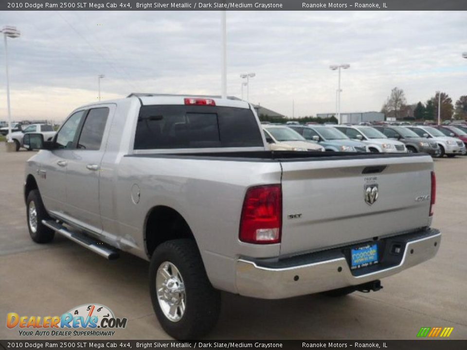 Bright Silver Metallic 2010 Dodge Ram 2500 SLT Mega Cab 4x4 Photo #6