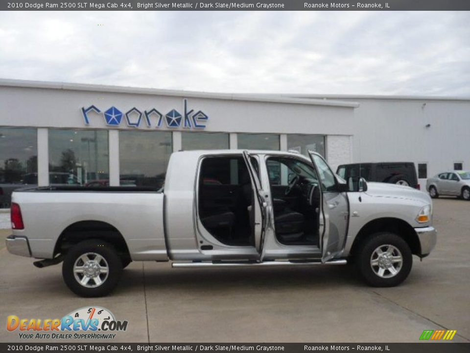 2010 Dodge Ram 2500 SLT Mega Cab 4x4 Bright Silver Metallic / Dark Slate/Medium Graystone Photo #12