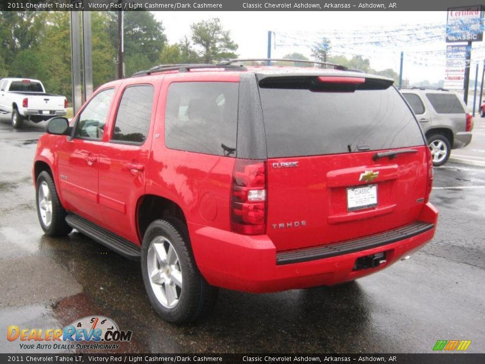 2011 Chevrolet Tahoe LT Victory Red / Light Cashmere/Dark Cashmere Photo #3