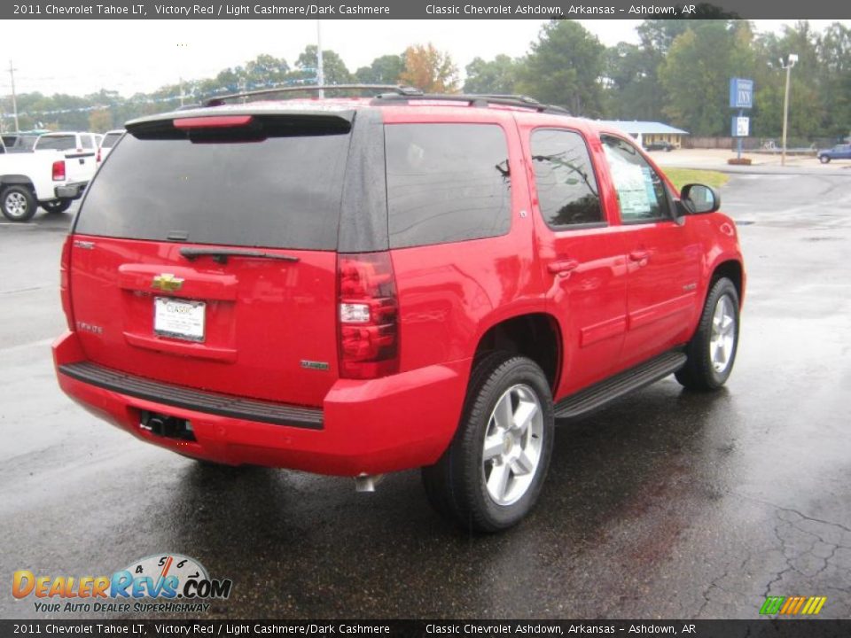 2011 Chevrolet Tahoe LT Victory Red / Light Cashmere/Dark Cashmere Photo #5