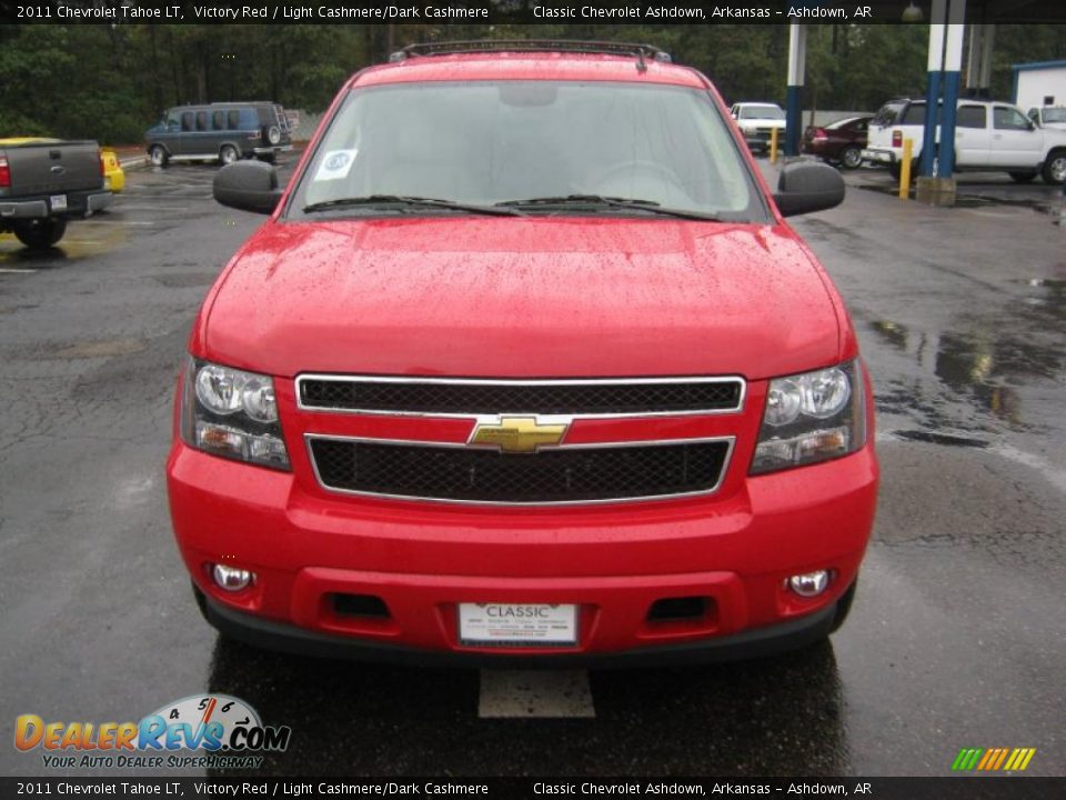 2011 Chevrolet Tahoe LT Victory Red / Light Cashmere/Dark Cashmere Photo #8