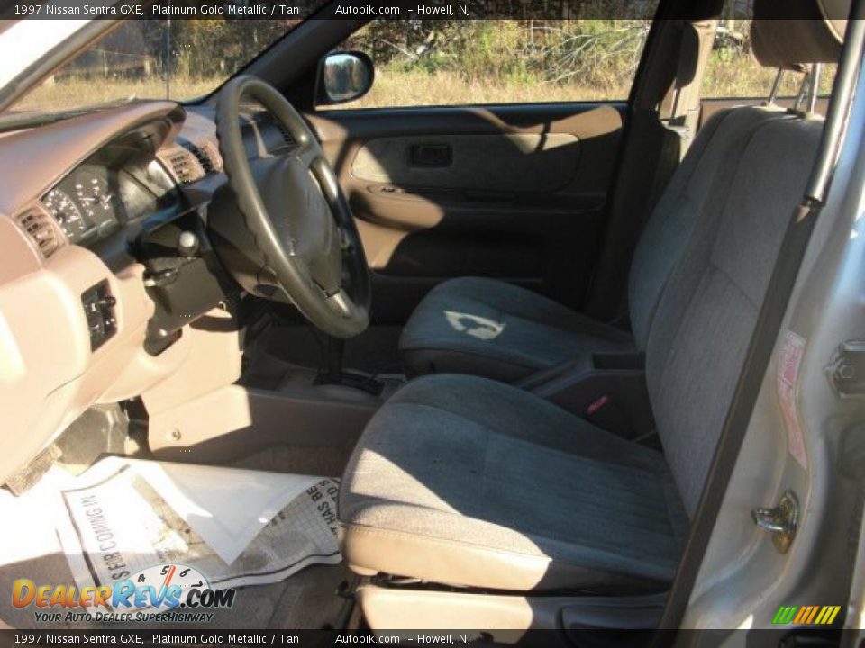 1997 Nissan Sentra GXE Platinum Gold Metallic / Tan Photo #1