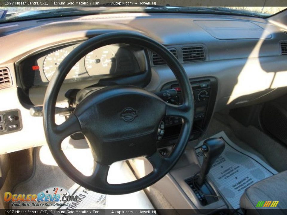 1997 Nissan Sentra GXE Platinum Gold Metallic / Tan Photo #2
