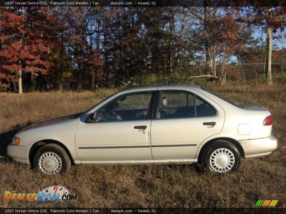 1997 Nissan Sentra GXE Platinum Gold Metallic / Tan Photo #4