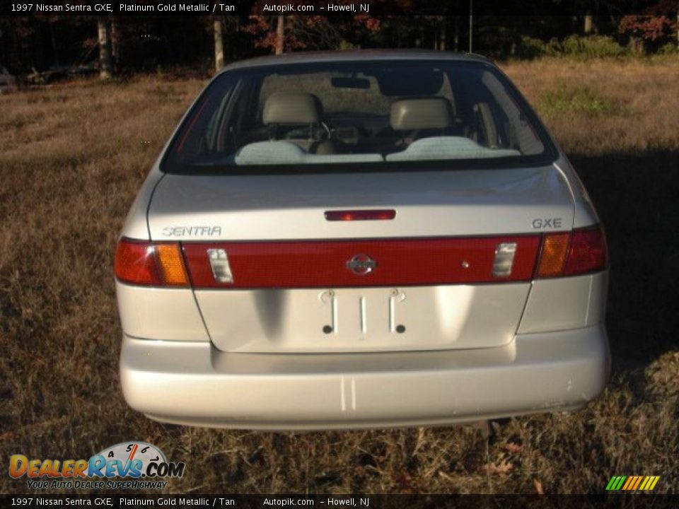 1997 Nissan Sentra GXE Platinum Gold Metallic / Tan Photo #5