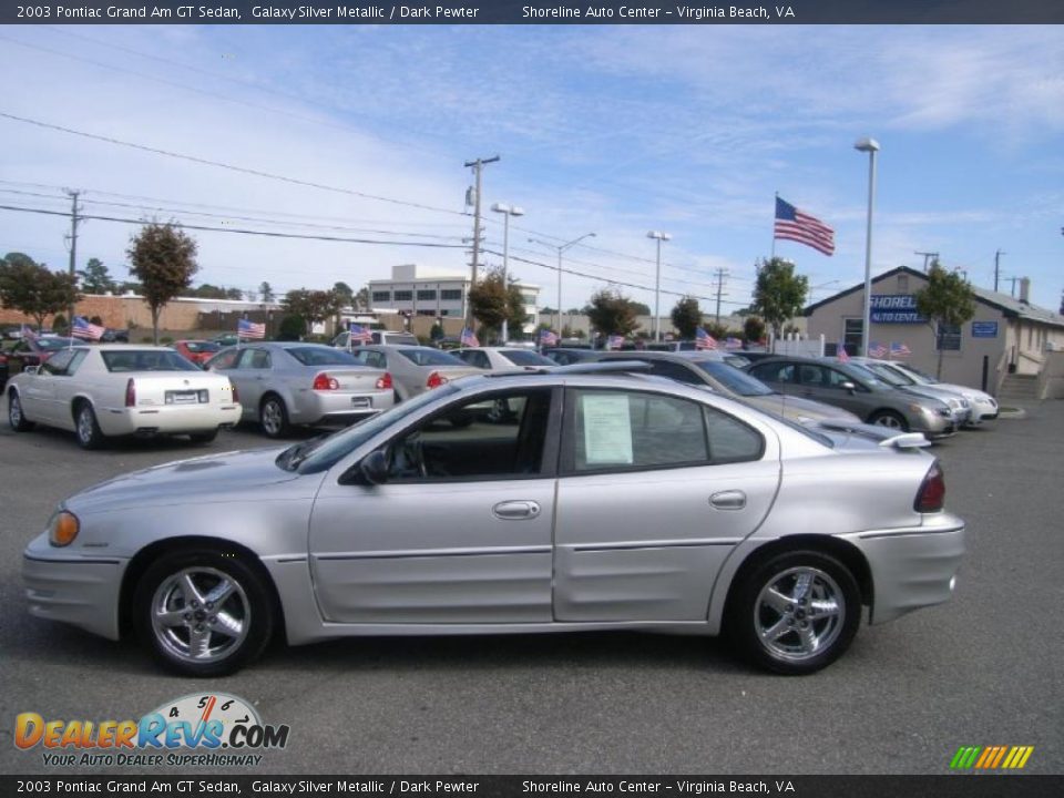 2003 Pontiac Grand Am GT Sedan Galaxy Silver Metallic / Dark Pewter Photo #2