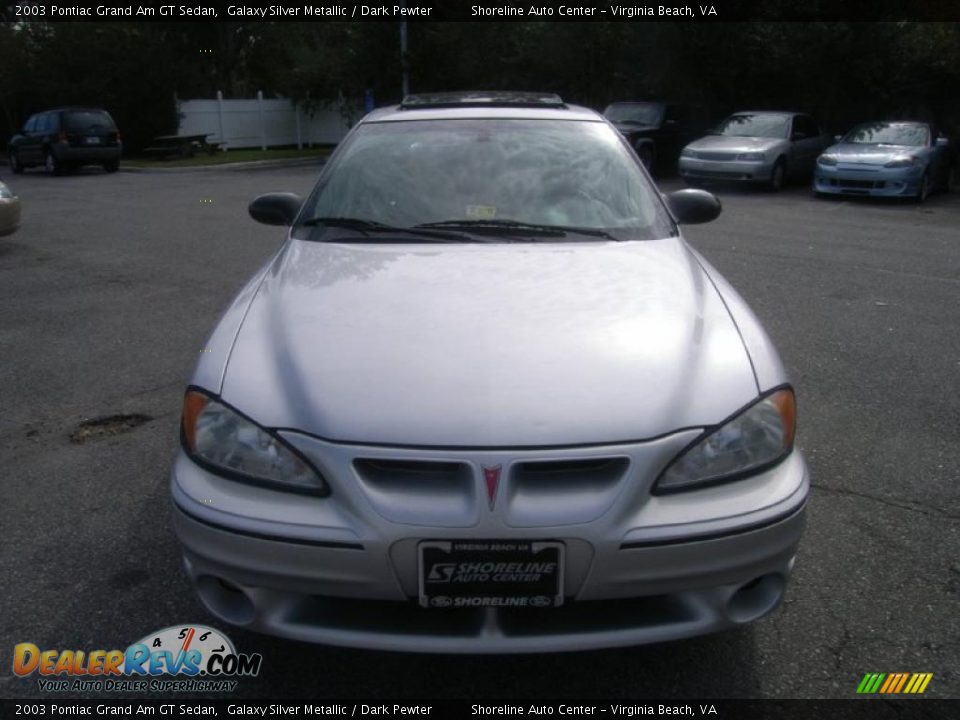 2003 Pontiac Grand Am GT Sedan Galaxy Silver Metallic / Dark Pewter Photo #8