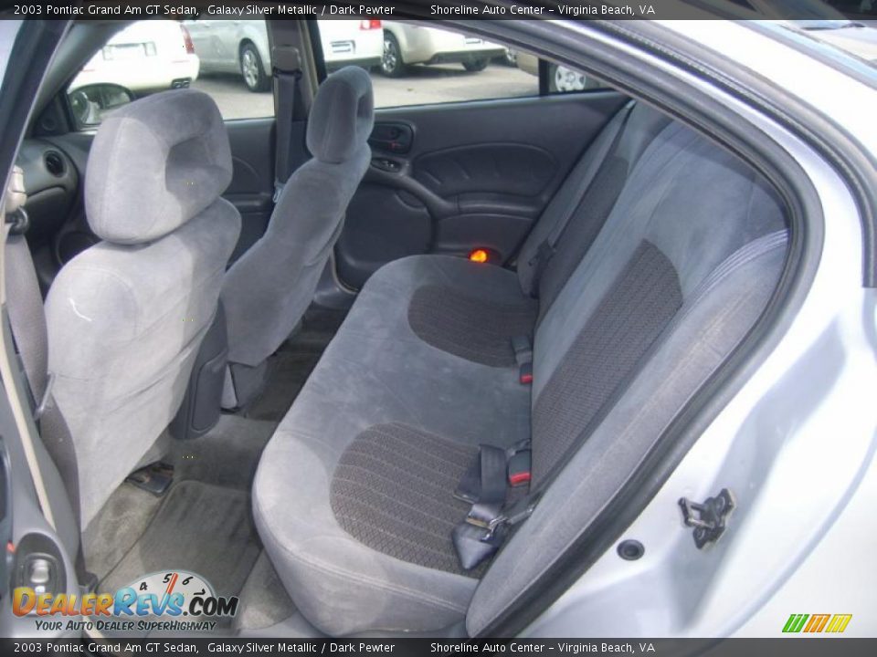 Dark Pewter Interior - 2003 Pontiac Grand Am GT Sedan Photo #9