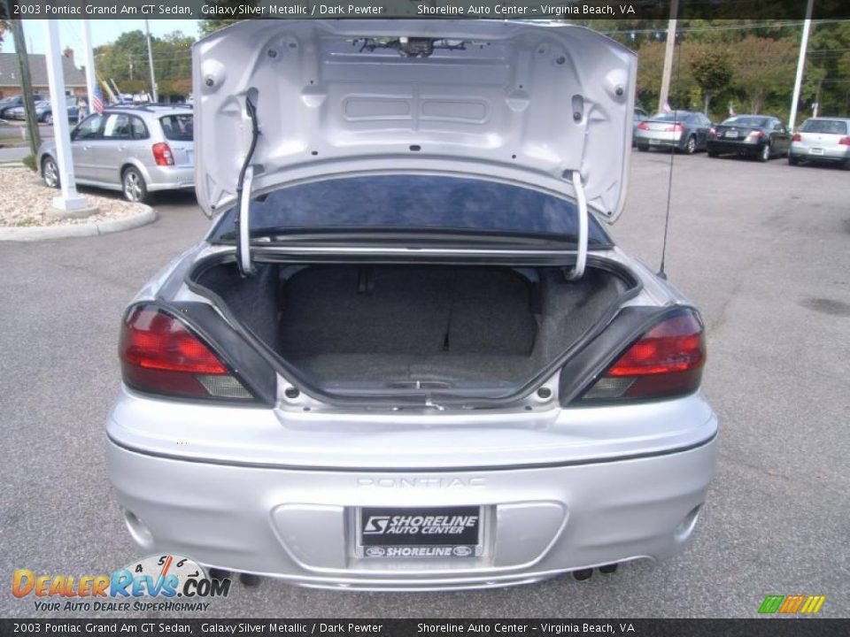 2003 Pontiac Grand Am GT Sedan Trunk Photo #10