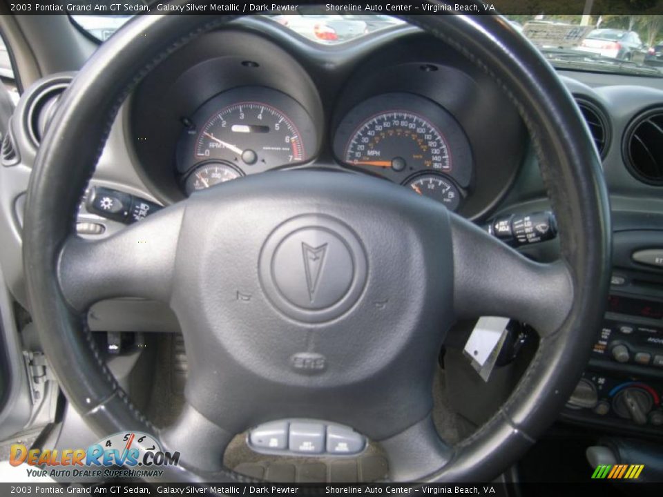 2003 Pontiac Grand Am GT Sedan Steering Wheel Photo #17