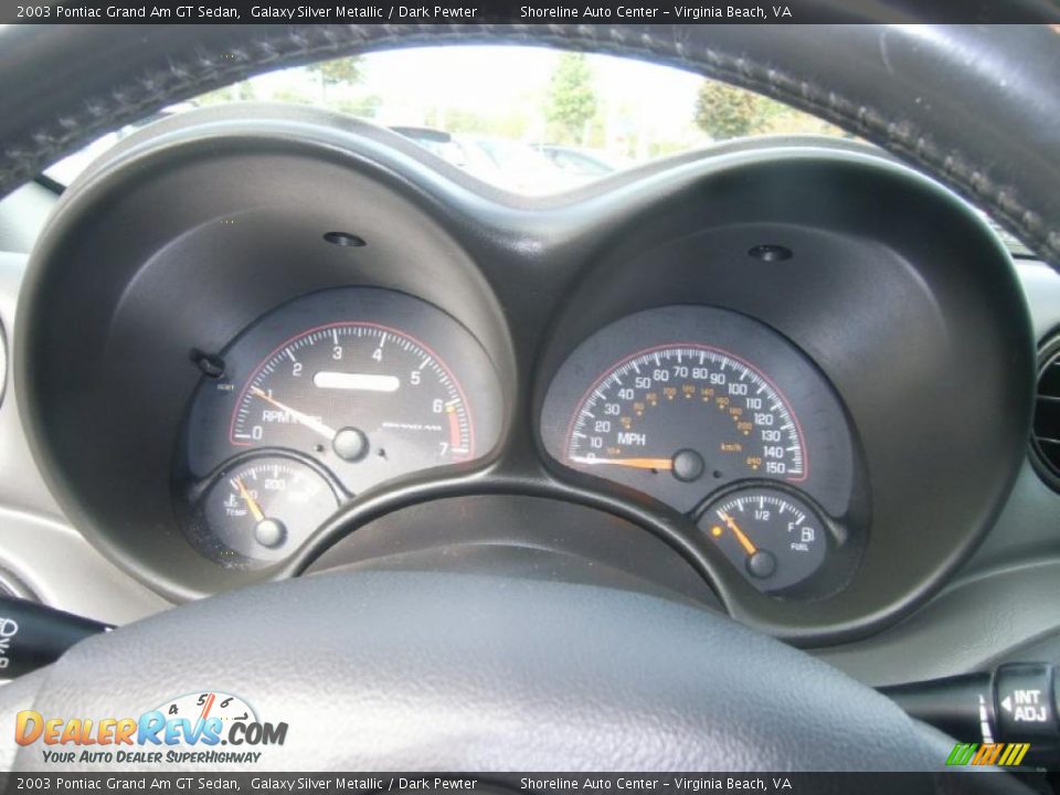 2003 Pontiac Grand Am GT Sedan Gauges Photo #18