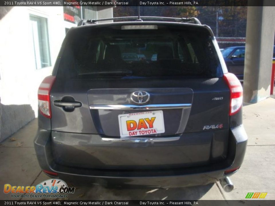 2011 Toyota RAV4 V6 Sport 4WD Magnetic Gray Metallic / Dark Charcoal Photo #3