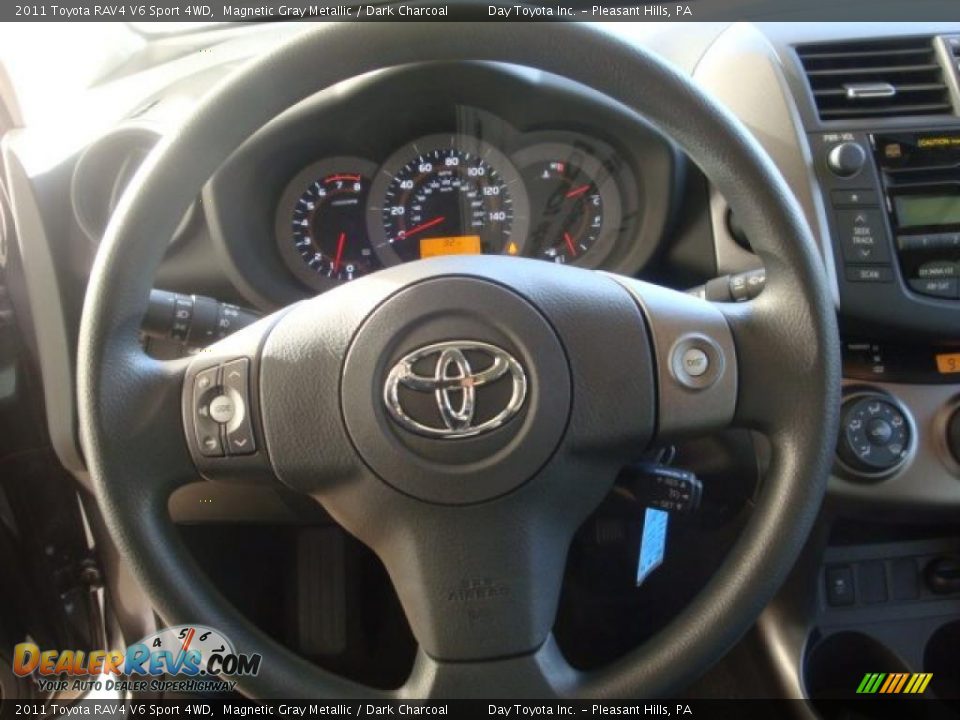 2011 Toyota RAV4 V6 Sport 4WD Steering Wheel Photo #12