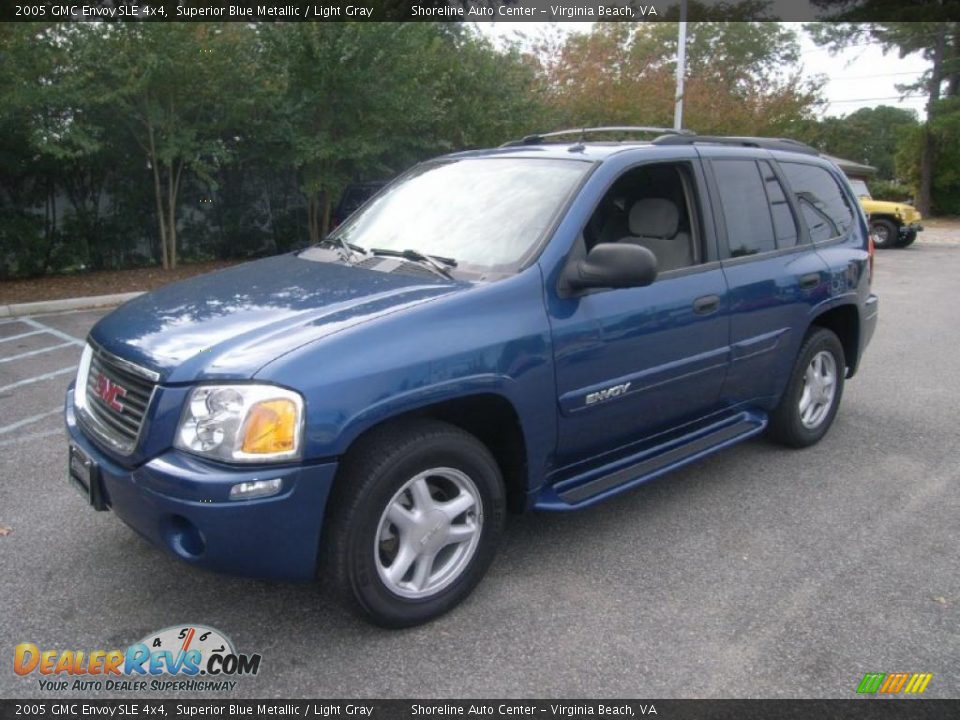 2005 GMC Envoy SLE 4x4 Superior Blue Metallic / Light Gray Photo #1