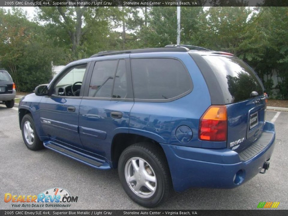 2005 GMC Envoy SLE 4x4 Superior Blue Metallic / Light Gray Photo #3