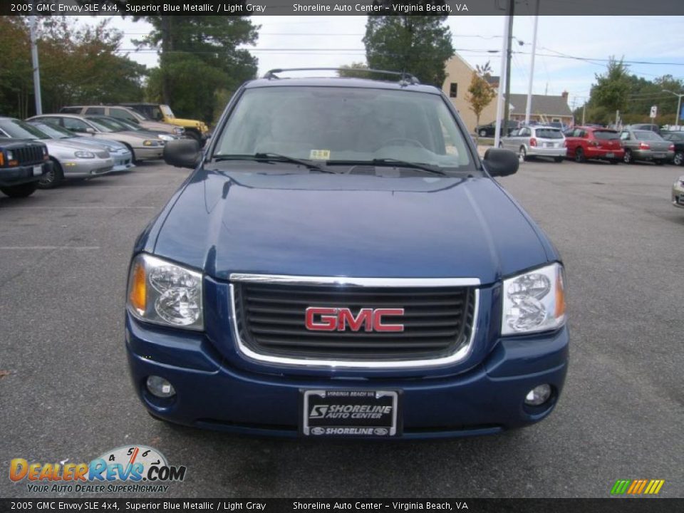 2005 GMC Envoy SLE 4x4 Superior Blue Metallic / Light Gray Photo #8