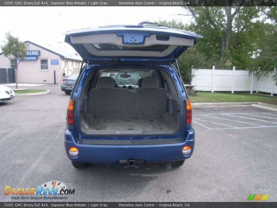 2005 GMC Envoy SLE 4x4 Superior Blue Metallic / Light Gray Photo #11