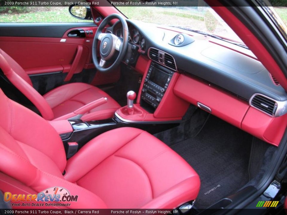 Carrera Red Interior 2009 Porsche 911 Turbo Coupe Photo