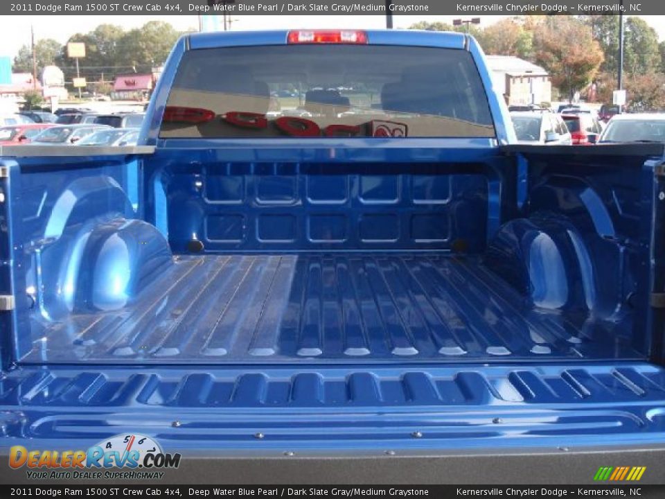 2011 Dodge Ram 1500 ST Crew Cab 4x4 Deep Water Blue Pearl / Dark Slate Gray/Medium Graystone Photo #13