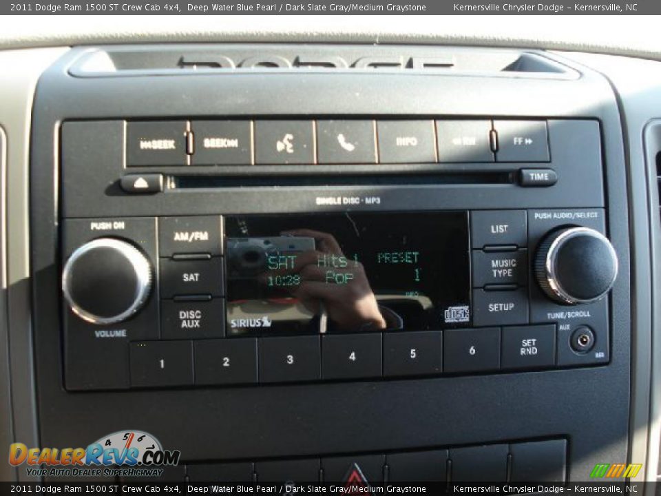 Controls of 2011 Dodge Ram 1500 ST Crew Cab 4x4 Photo #17