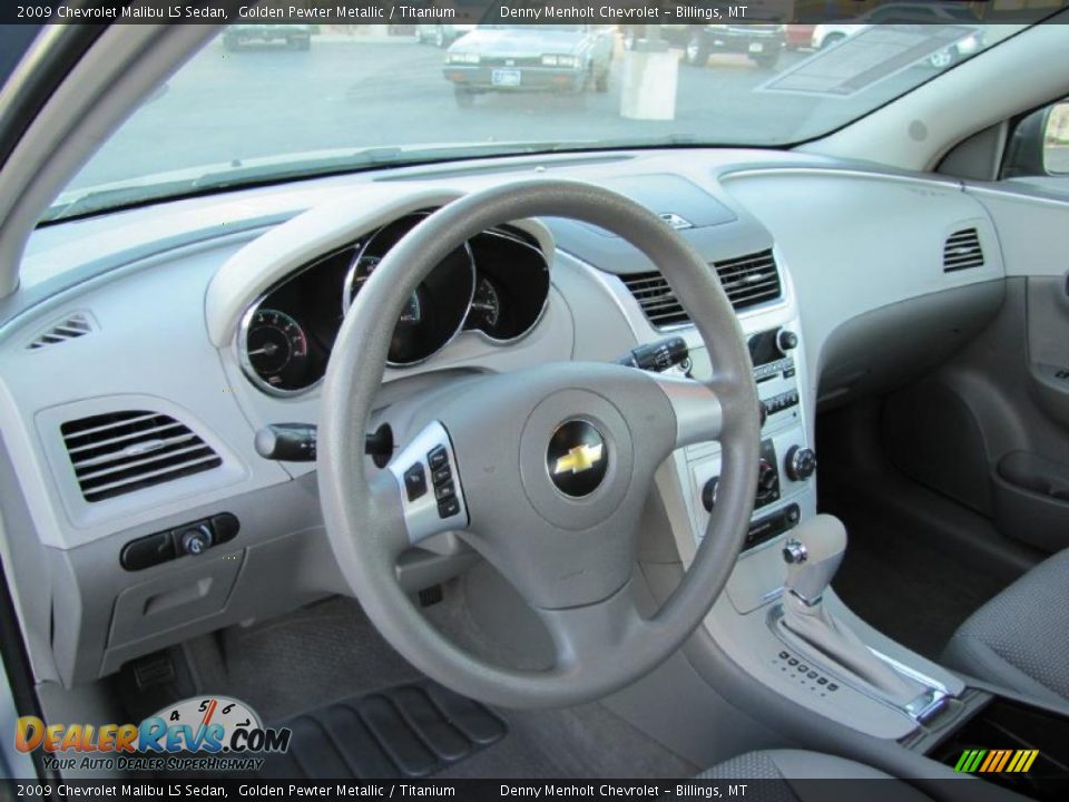 Titanium Interior 2009 Chevrolet Malibu Ls Sedan Photo 6