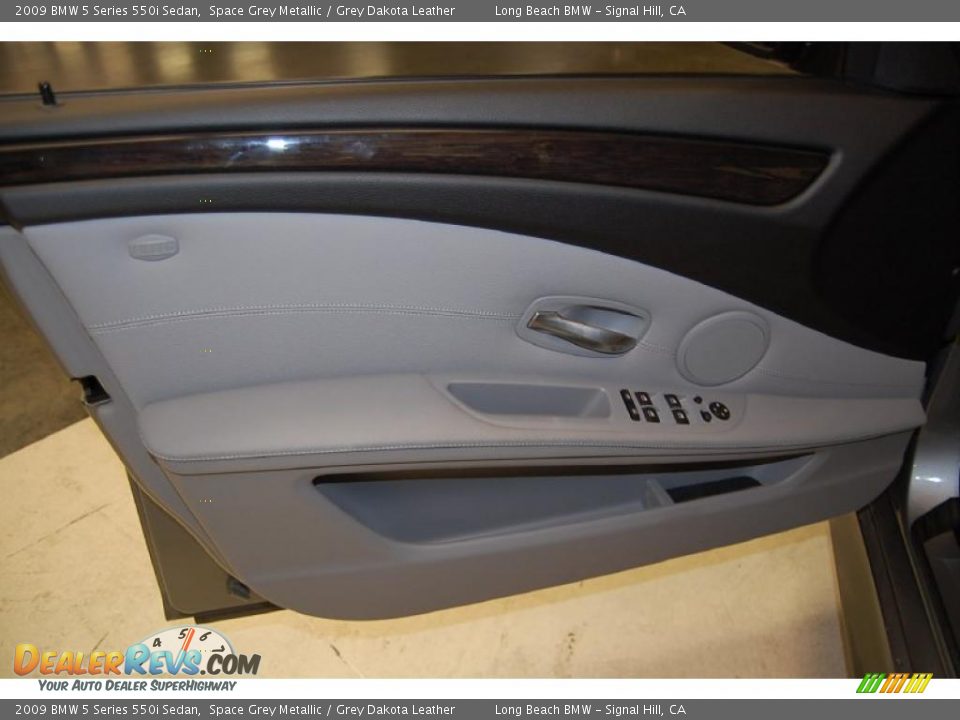 Door Panel of 2009 BMW 5 Series 550i Sedan Photo #23