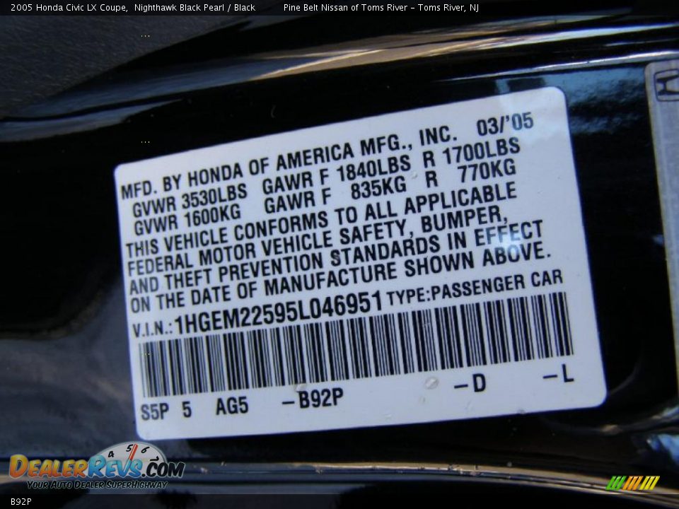 Honda nighthawk black pearl code #1