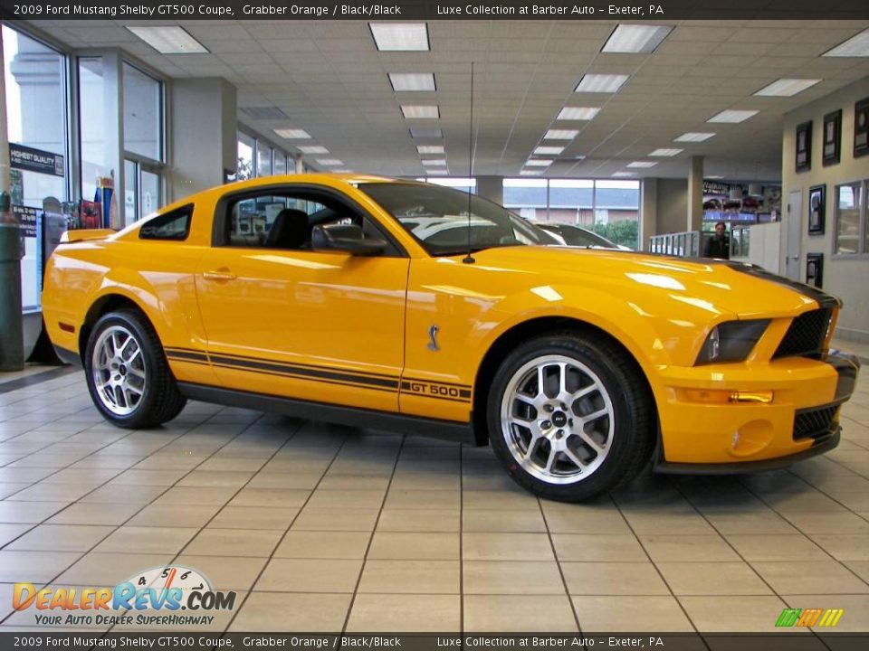 Grabber Orange 2009 Ford Mustang Shelby GT500 Coupe Photo #5