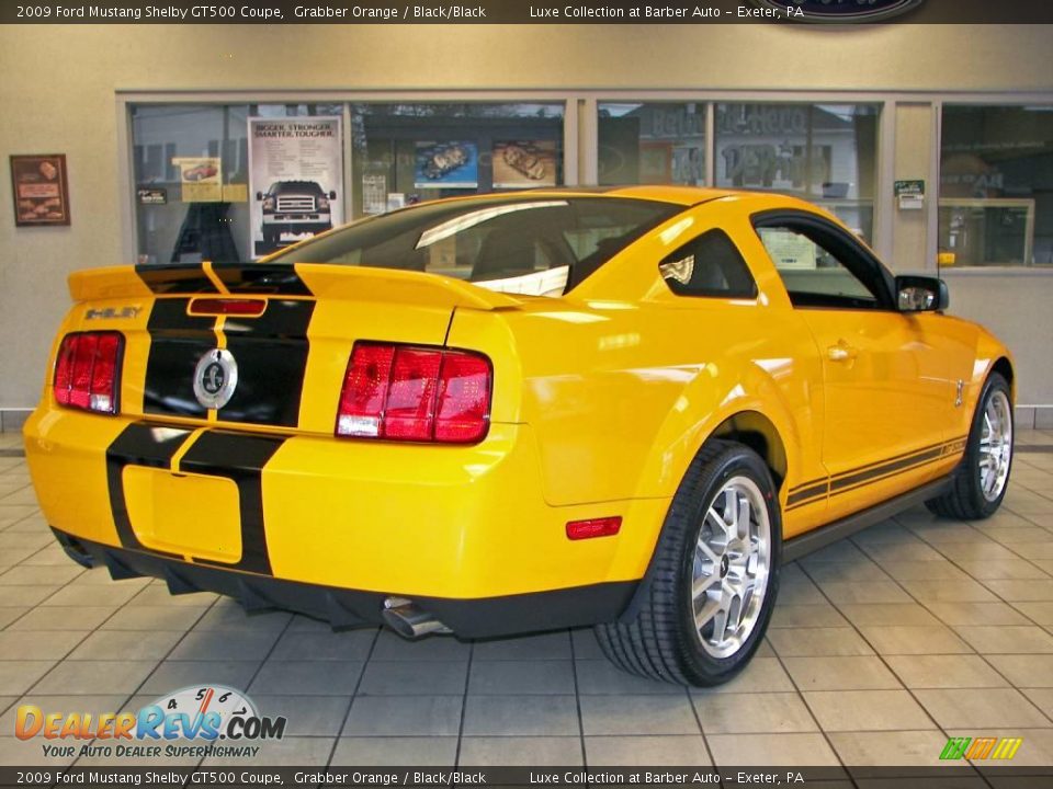 Grabber Orange 2009 Ford Mustang Shelby GT500 Coupe Photo #8