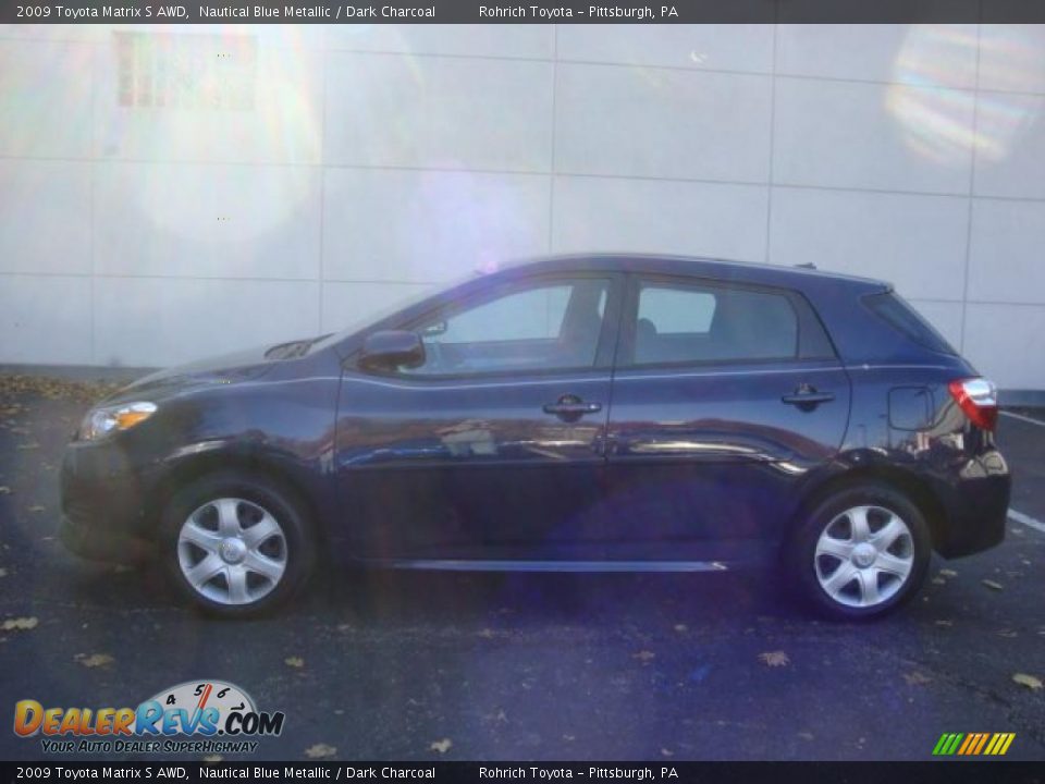 2009 Toyota Matrix S AWD Nautical Blue Metallic / Dark Charcoal Photo #1