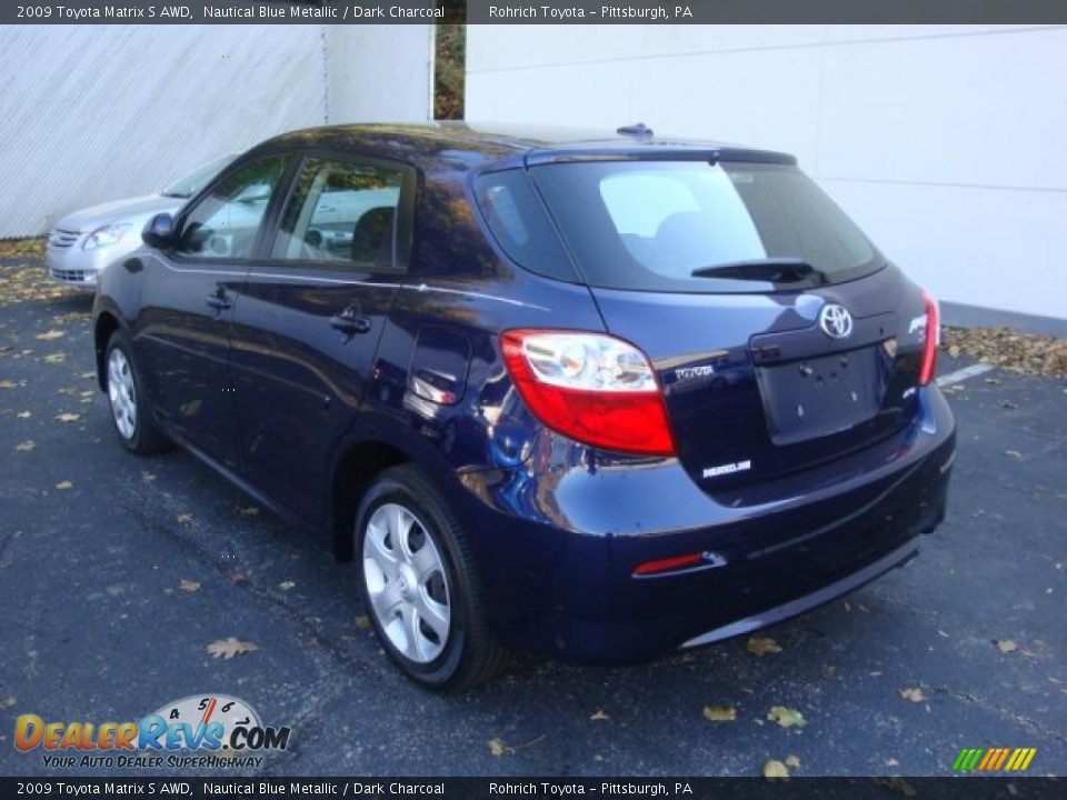 2009 Toyota Matrix S AWD Nautical Blue Metallic / Dark Charcoal Photo #2