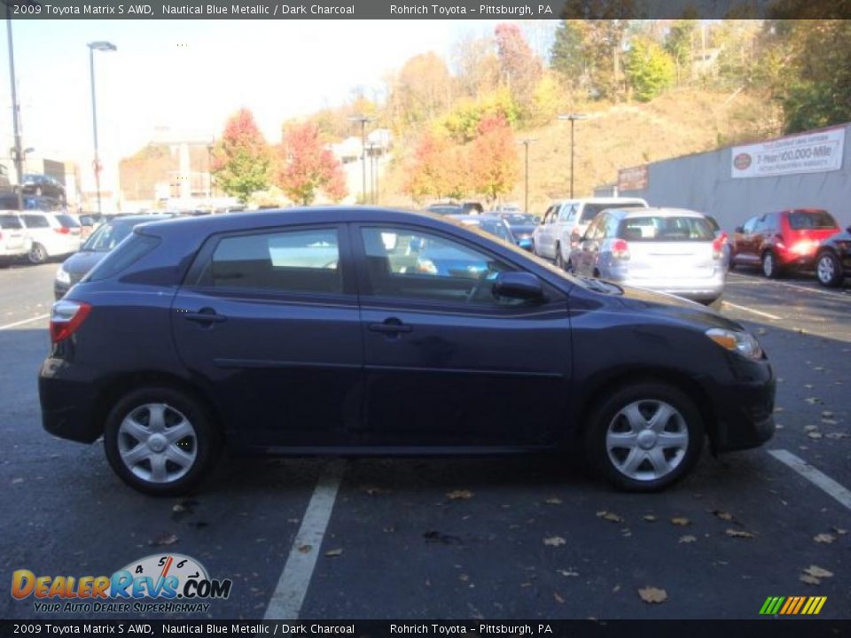 2009 Toyota Matrix S AWD Nautical Blue Metallic / Dark Charcoal Photo #5