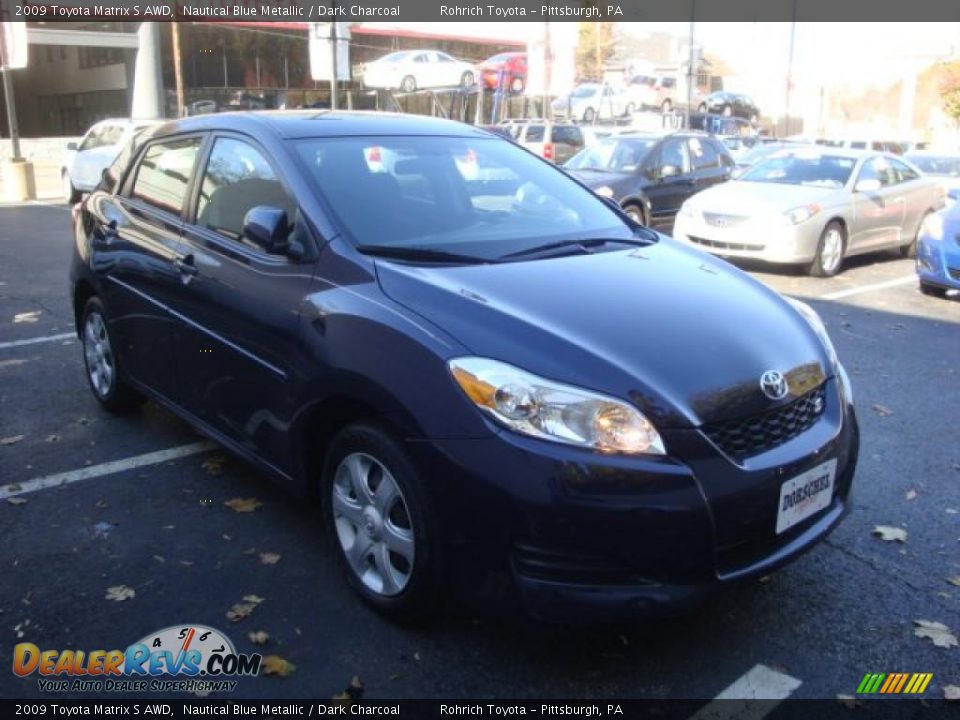 2009 Toyota Matrix S AWD Nautical Blue Metallic / Dark Charcoal Photo #6