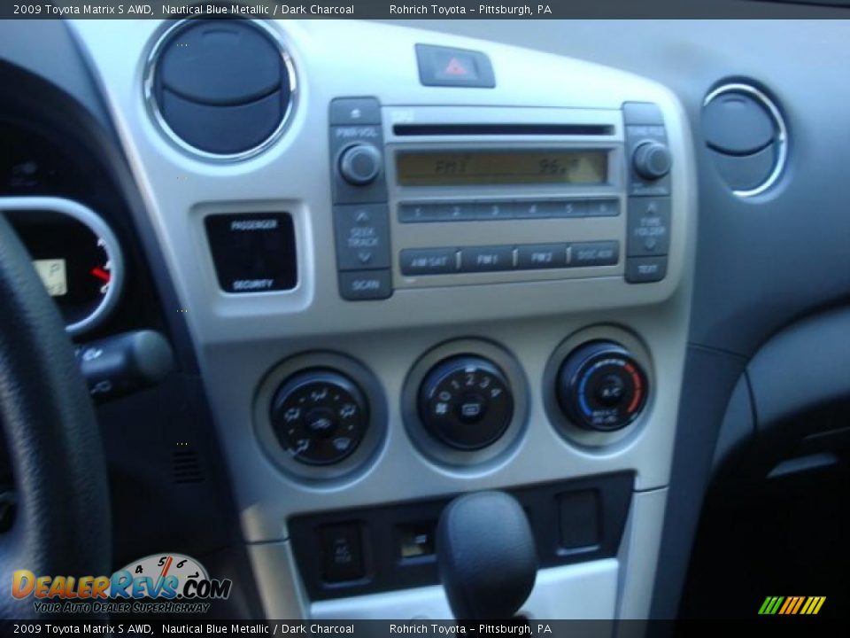 2009 Toyota Matrix S AWD Nautical Blue Metallic / Dark Charcoal Photo #9