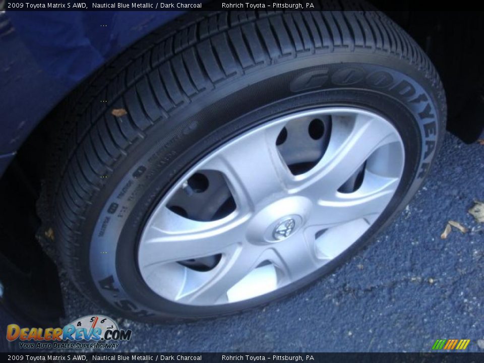 2009 Toyota Matrix S AWD Nautical Blue Metallic / Dark Charcoal Photo #12