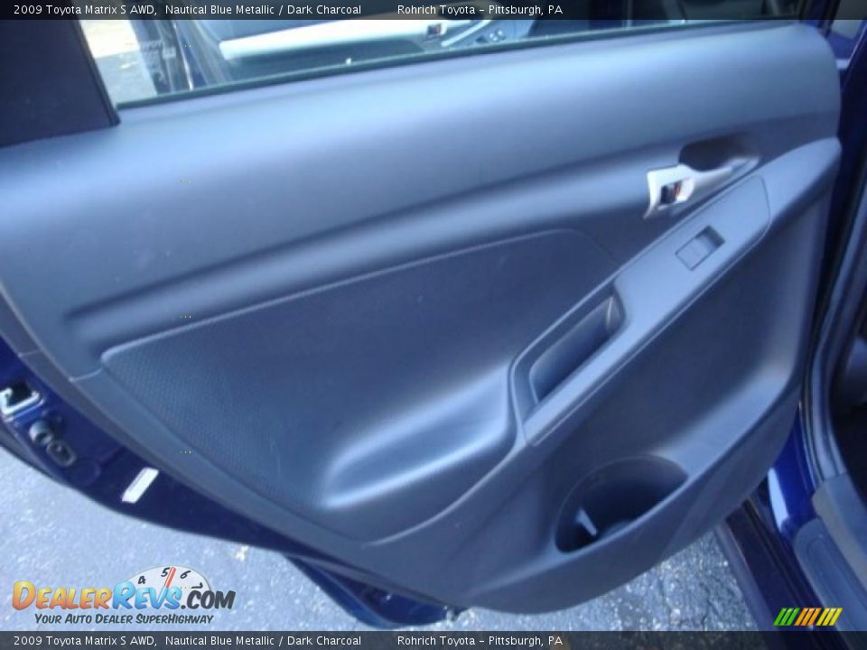 2009 Toyota Matrix S AWD Nautical Blue Metallic / Dark Charcoal Photo #14